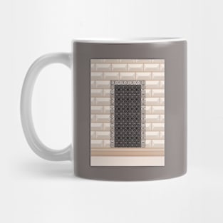 Geometric Window in Rome, Italy Mug